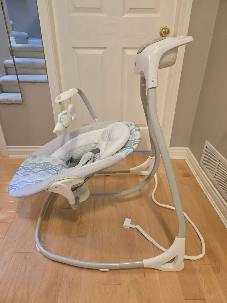 Ingenuity Simple Comfort Cradling Swing, Everston image indicator(4)