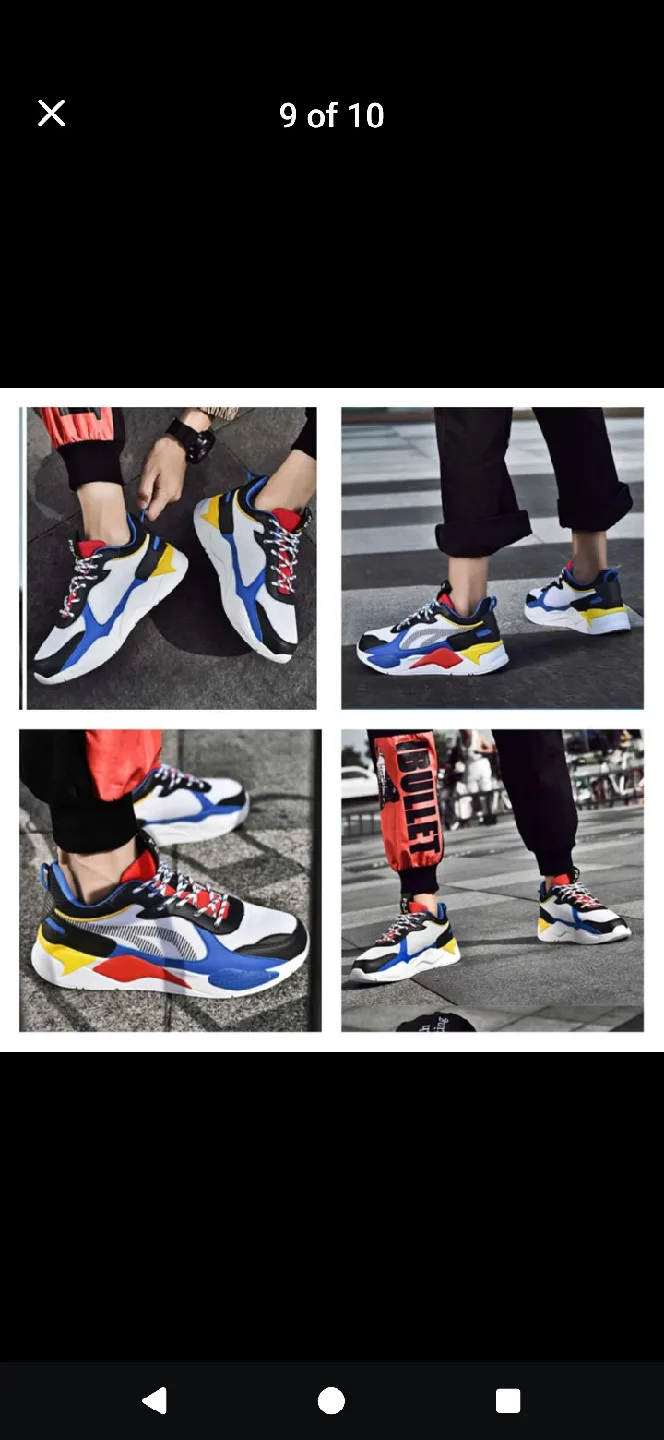 🔥 NEW Vulcan PS-X retro colored sneakers Mens 43 & 44 image indicator(2)