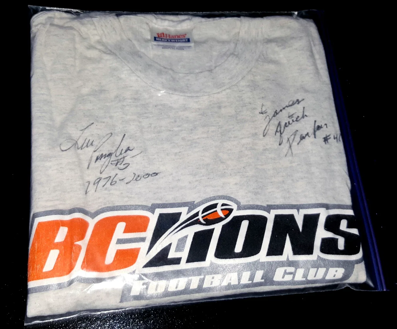 Collectible BC Lions Autographed T-Shirt thumbnail