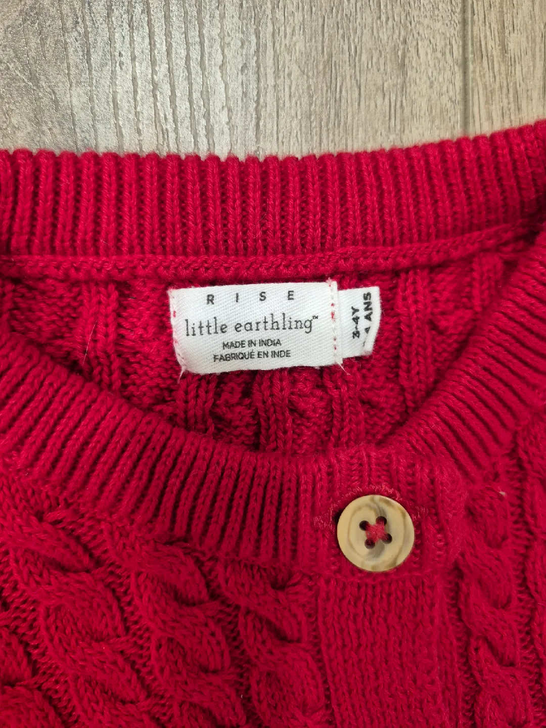 4T Rachel Zoe Dress and 3-4T Little Earthling Cardigan image indicator(3)