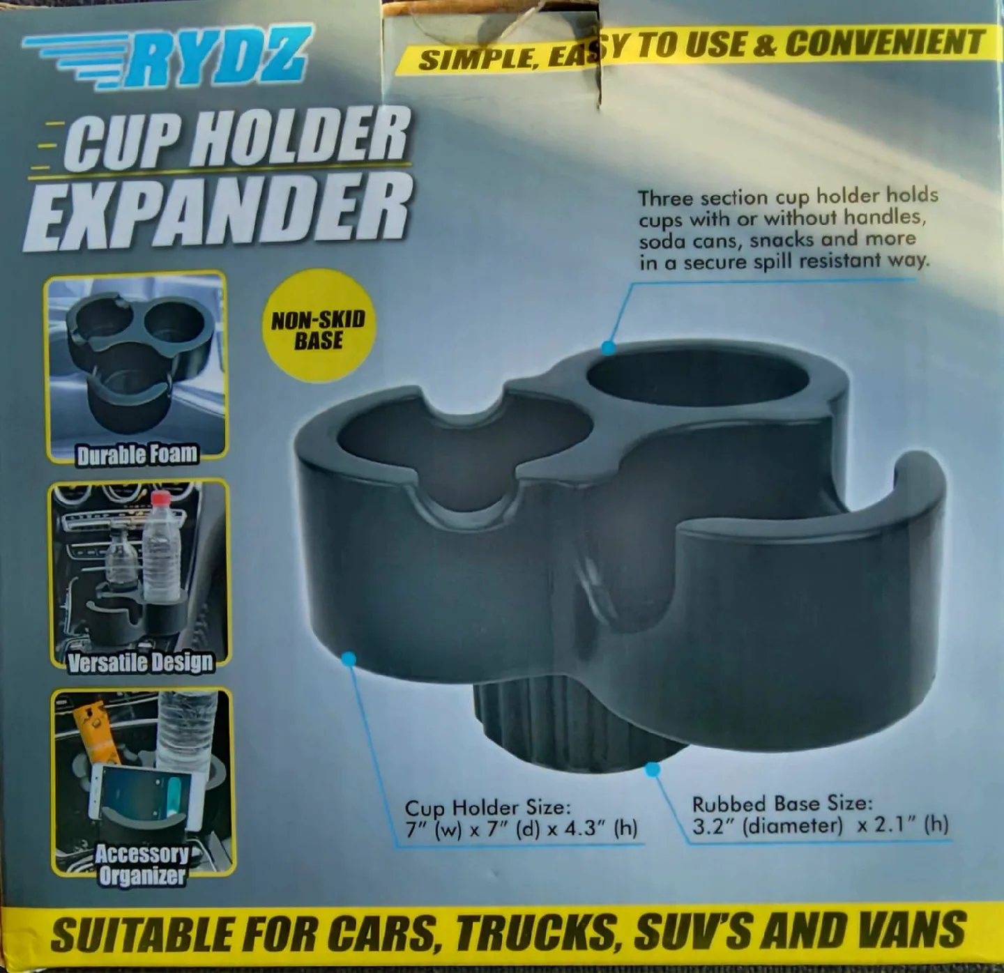 RYDZ Cup Holder Expander image indicator(3)