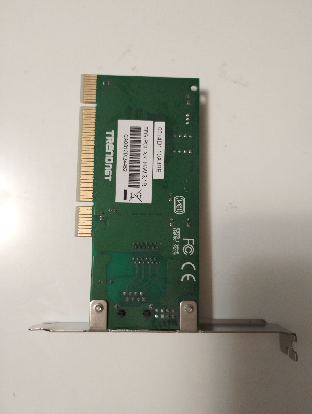 TRENDnet TEG-PCITXR PCI Network Adapter Card