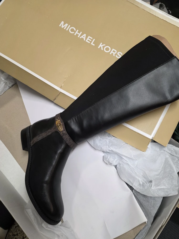 Michael Kors Black Leather Riding Boots - photo 5
