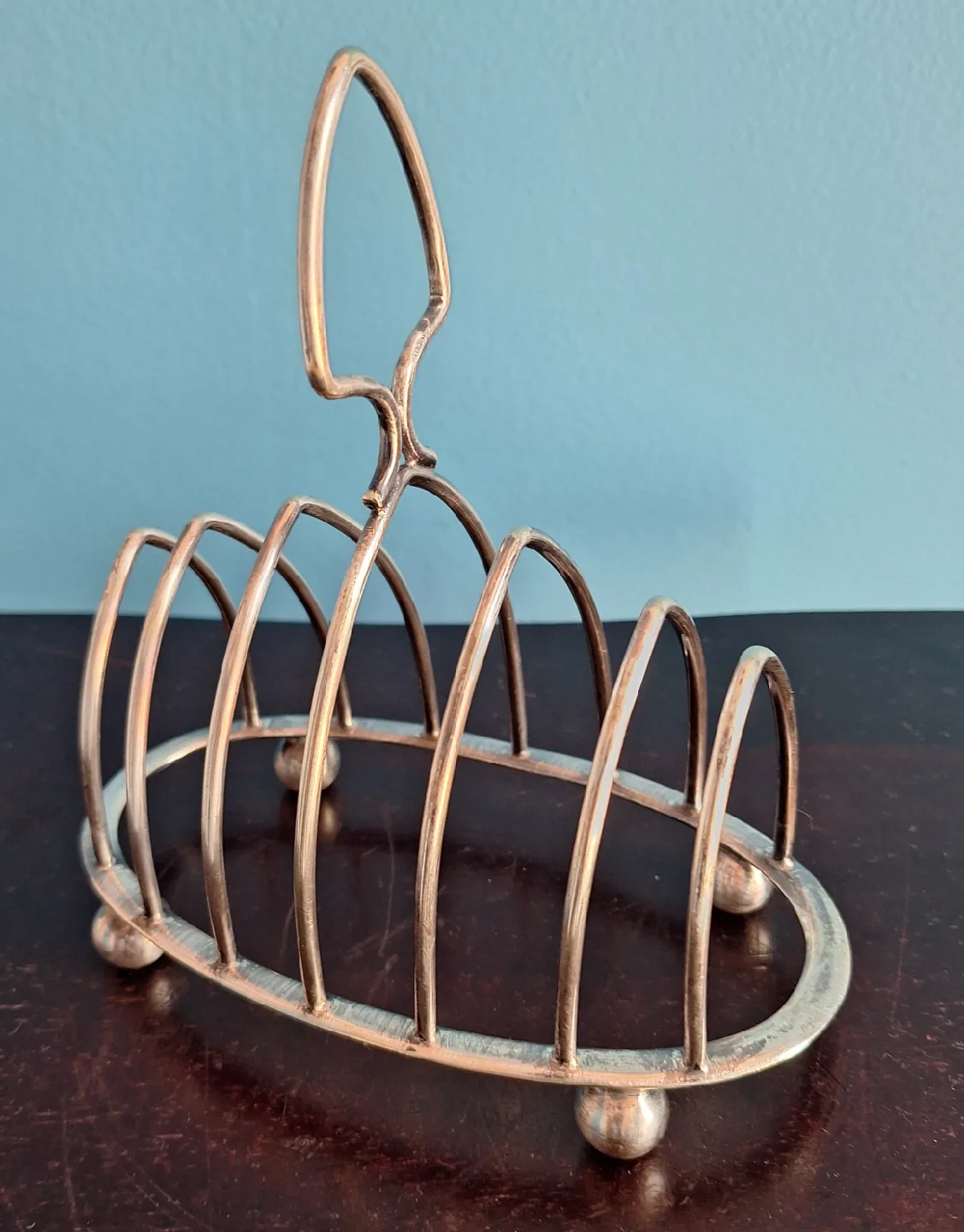 Vintage Silver Plated Toast Rack - Made in England image indicator(2)