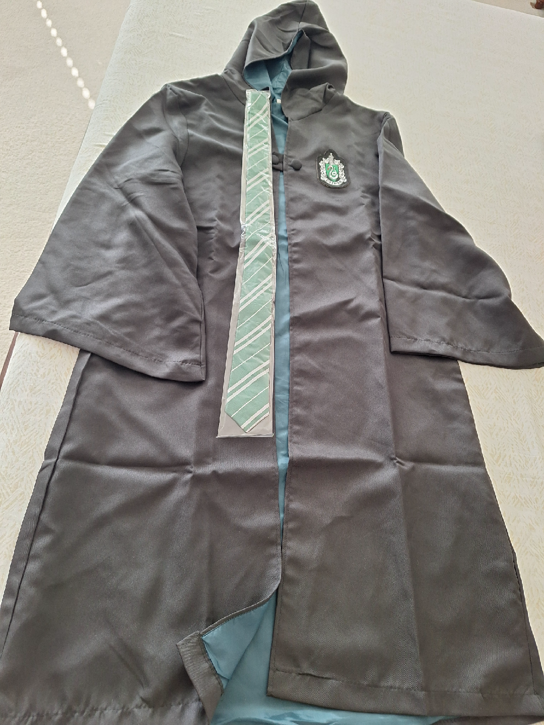 Just like new Harry Potter Slytherin Robe Costume Set - photo 4
