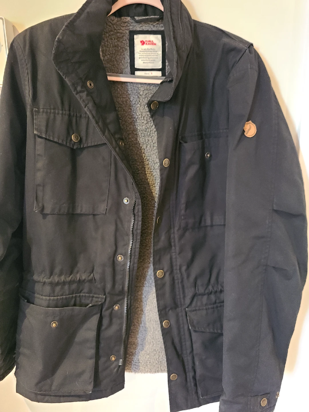 Fjallraven Black Jacket, Size Small - photo 2