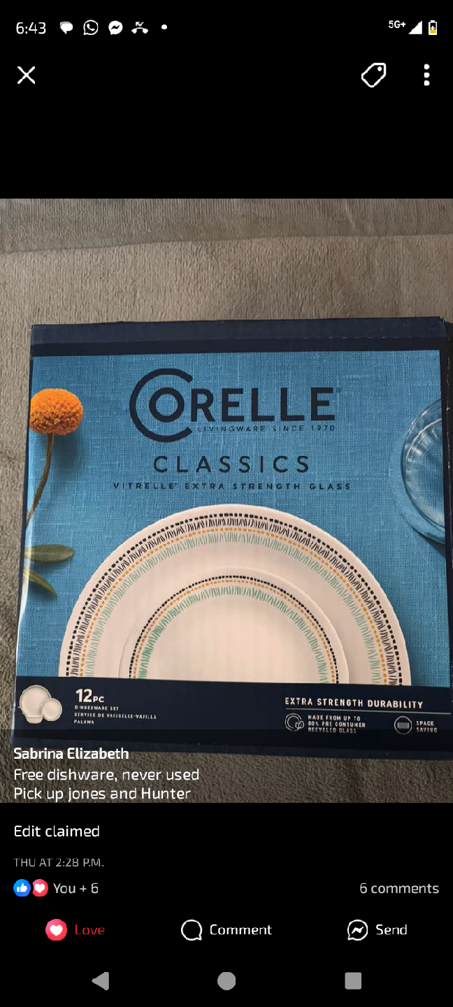 Corelle Classics Vitrelle 12-pc Dinnerware Set