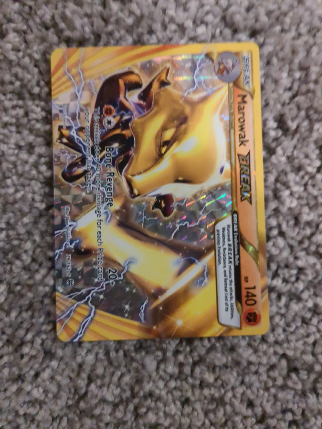 Marowak BREAK Pokemon Card image indicator(2)