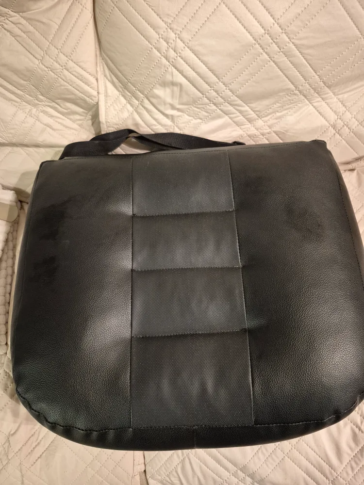 Black PU Leather Chair Cushion - 16x18 inch🥕 image indicator(5)