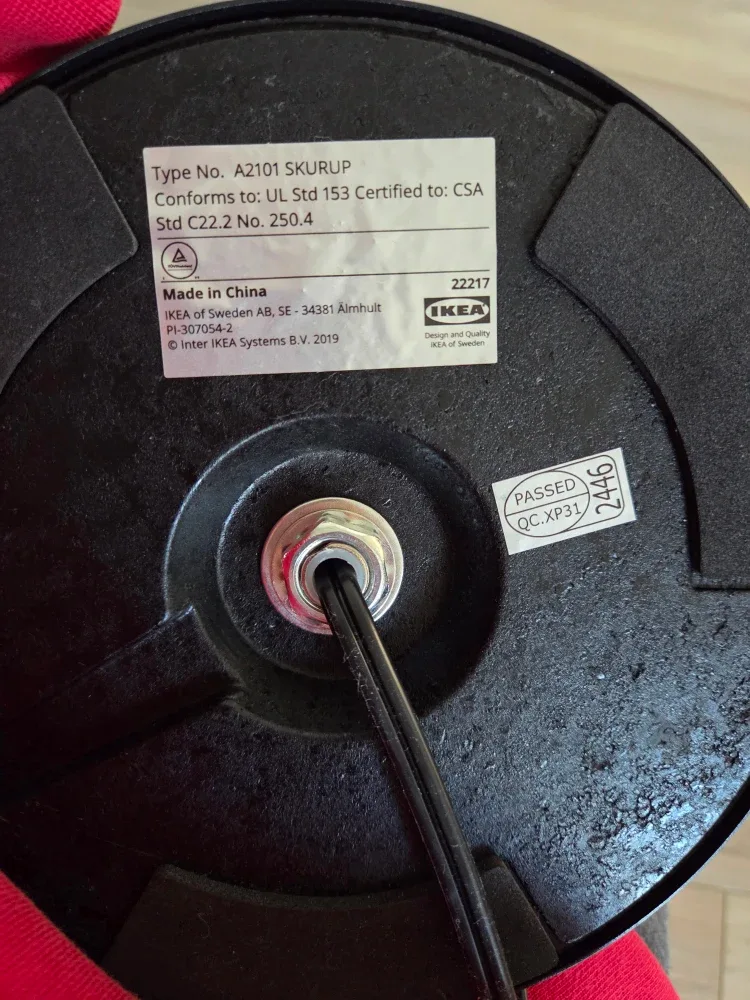 IKEA Skurup Black Desk Lamp image indicator(5)