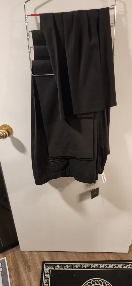 6 pairs of men's brand new black pants image indicator(2)