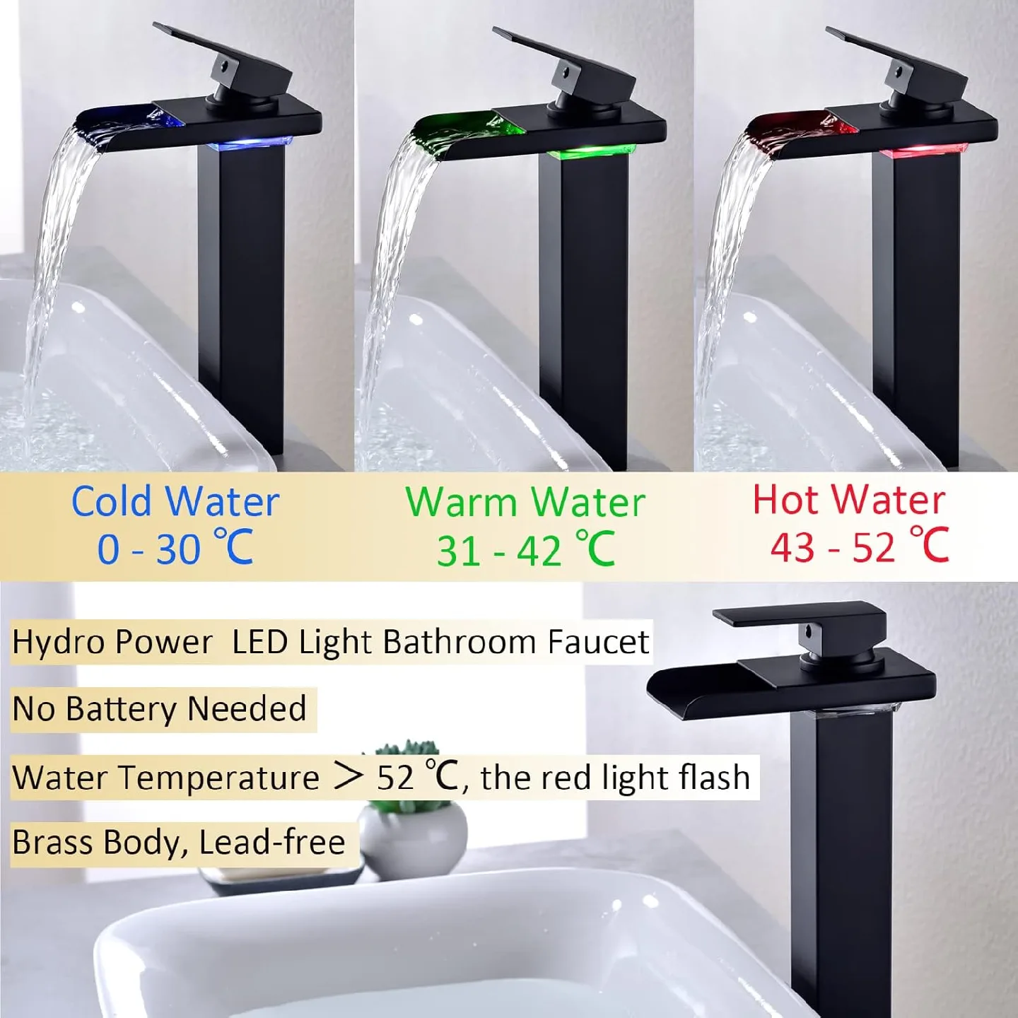 Brand New Matte Black Bathroom Vessel Faucet For Sale image indicator(9)