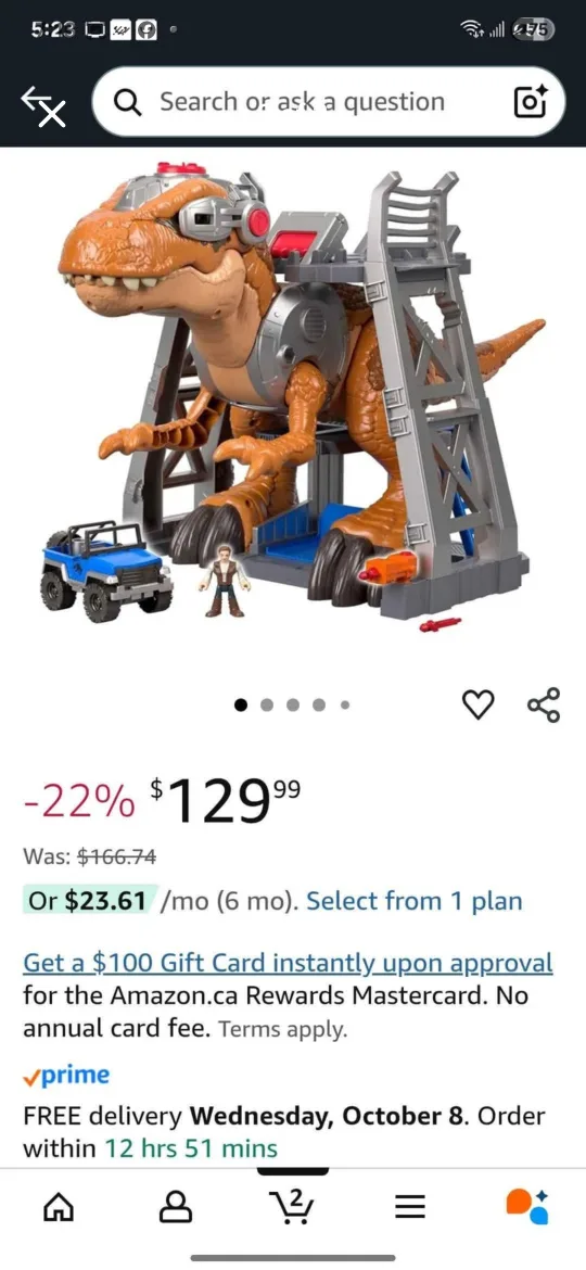 Jurassic World Thrash 'N Devour Tyrannosaurus Rex image indicator(2)