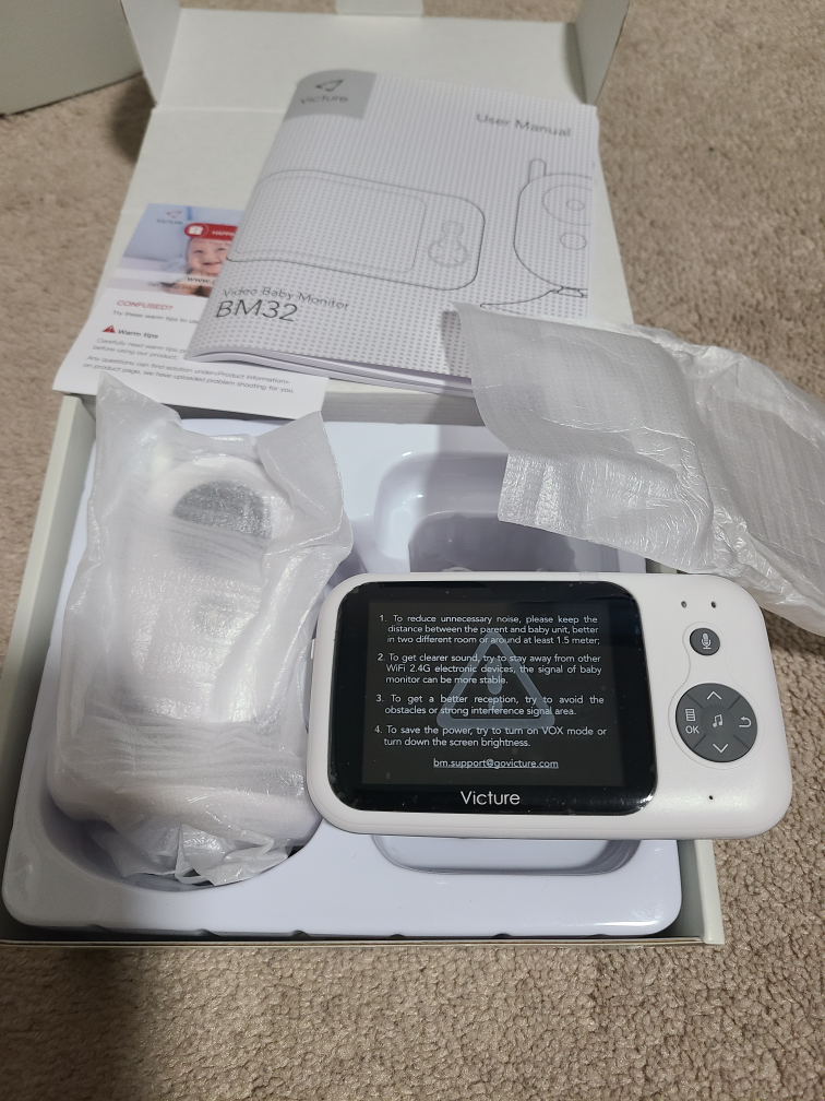 New Victure BM32 Video Baby Monitor