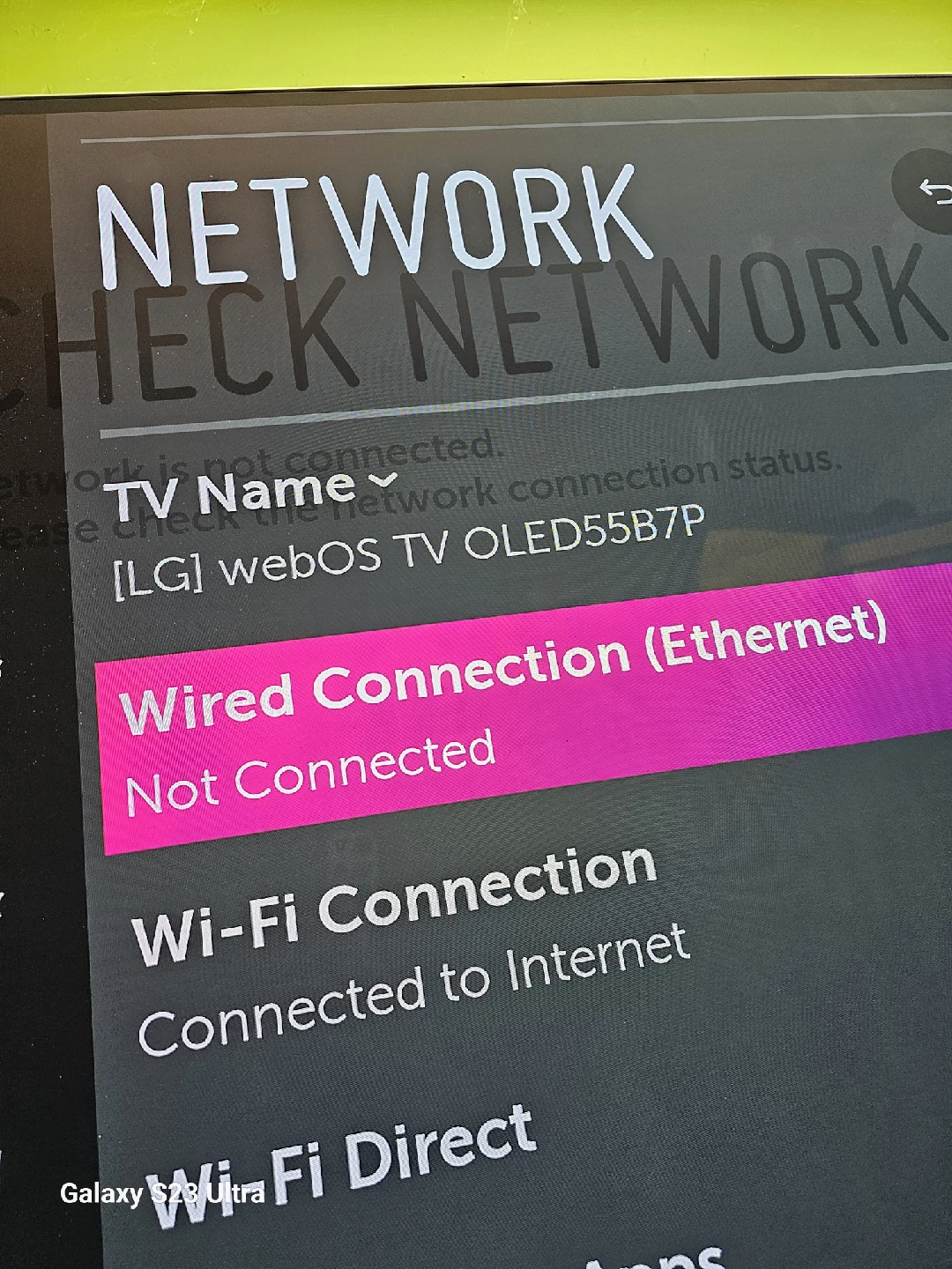 LG webOS TV OLED55B7P