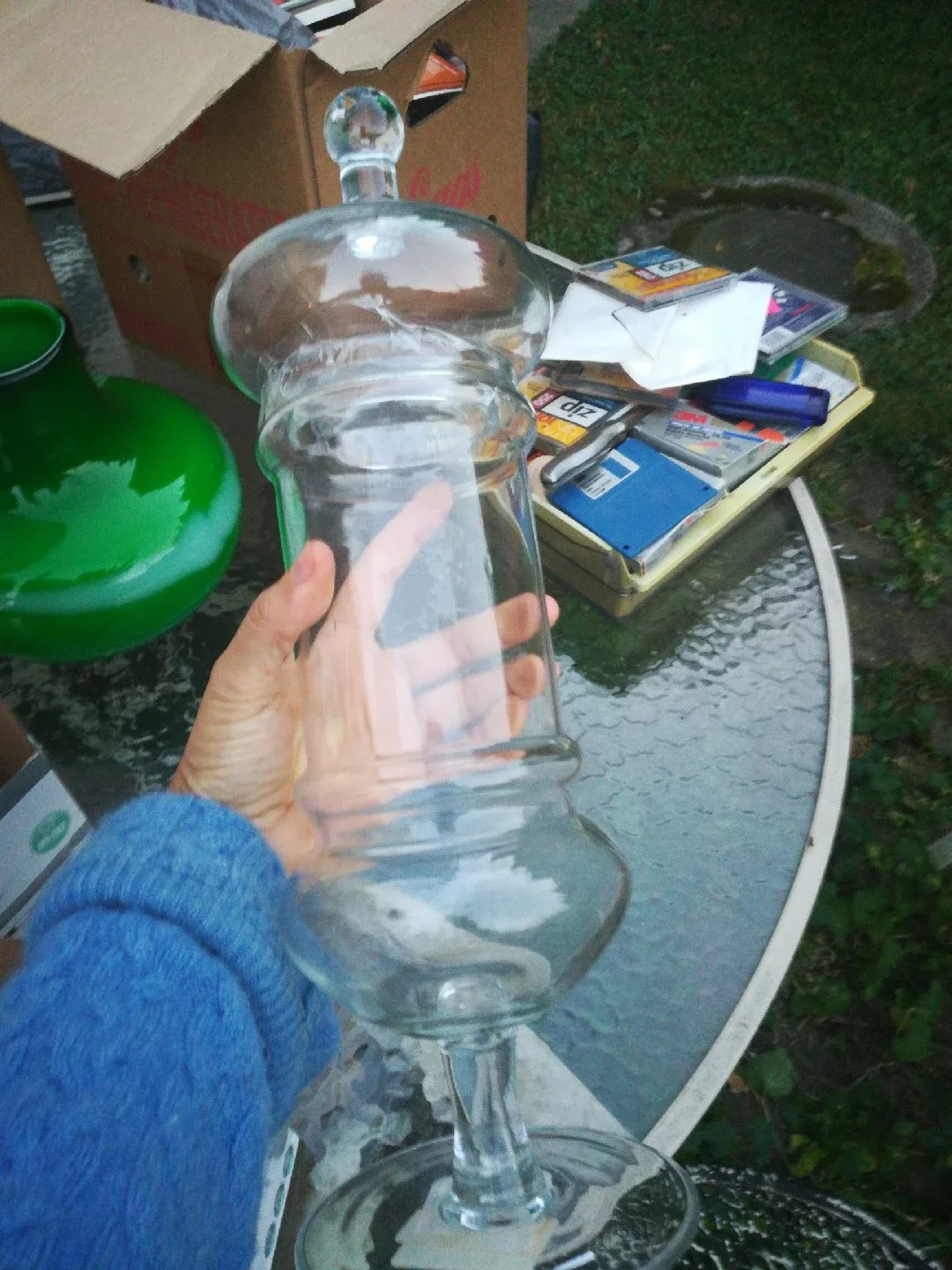 Glass Apothecary Jar with Lid