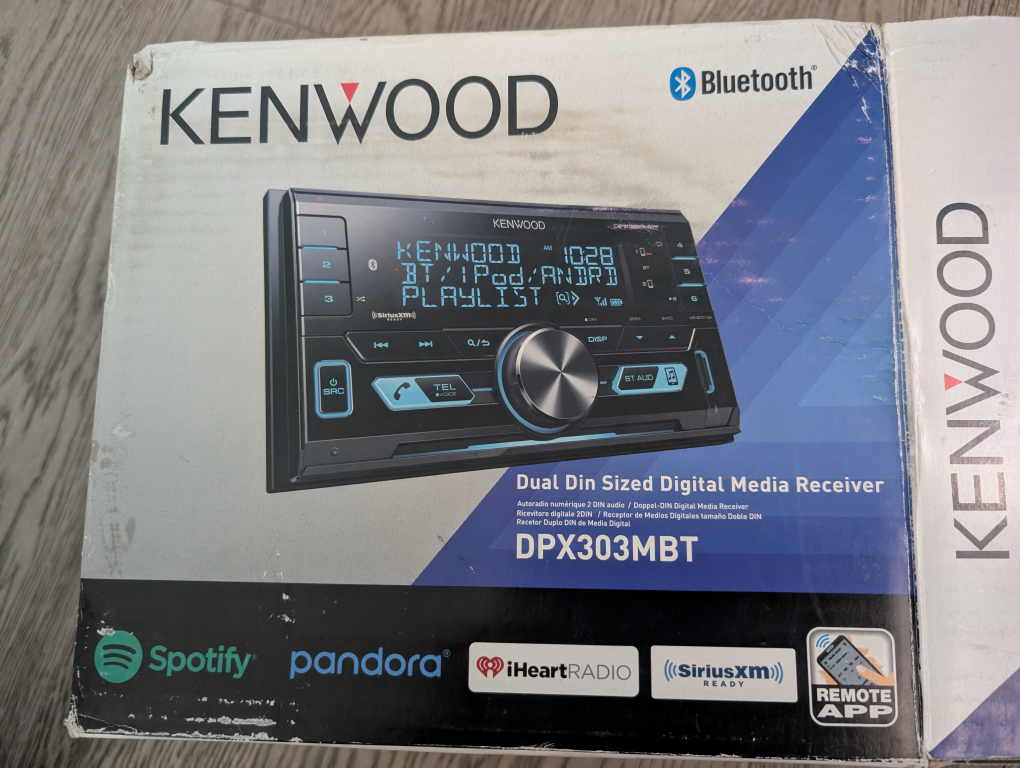 Kenwood DPX303MBT Dual Din Digital Media Receiver - photo 4