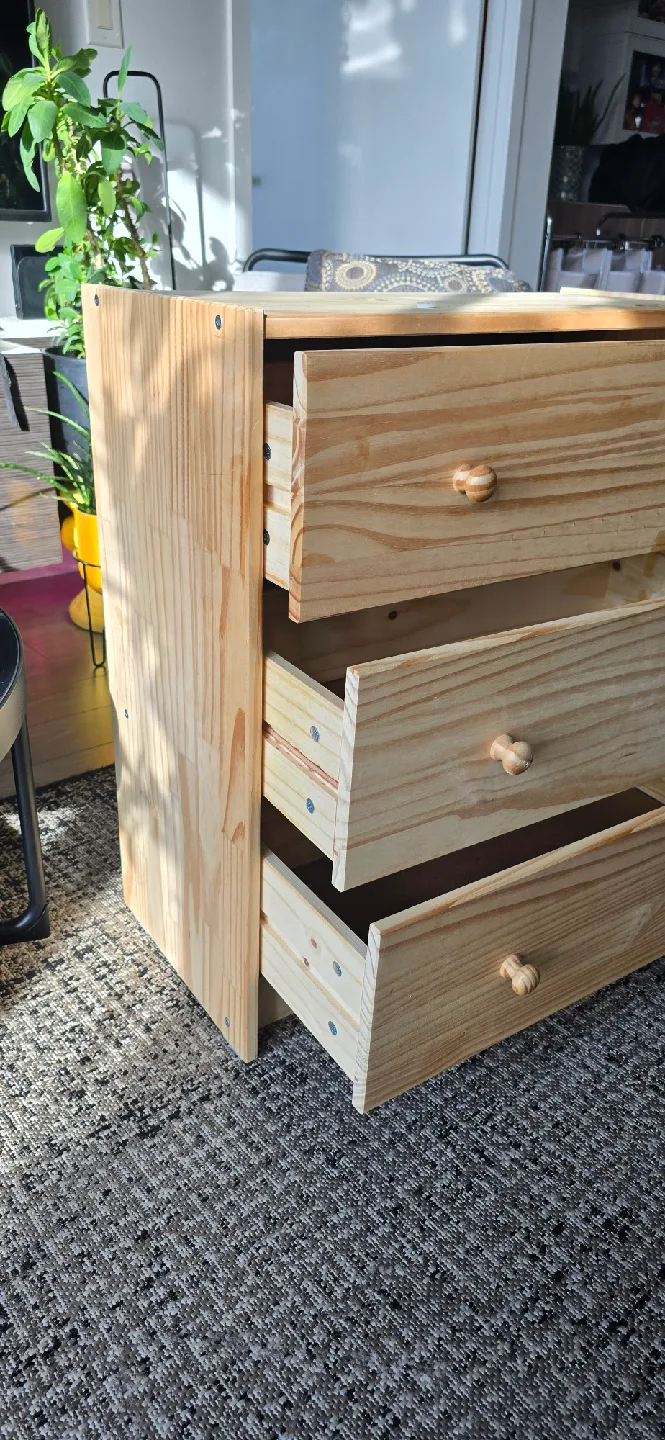 IKEA RAST 3-Drawer Chest, Pine image indicator(3)