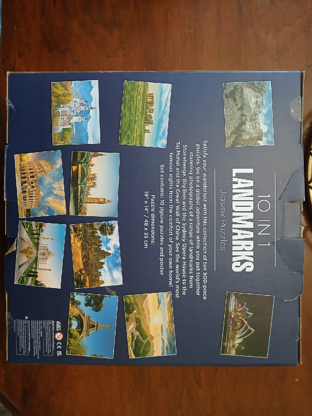 Landmarks 10-in-1 Jigsaw Puzzles, 500 Pieces - photo 3