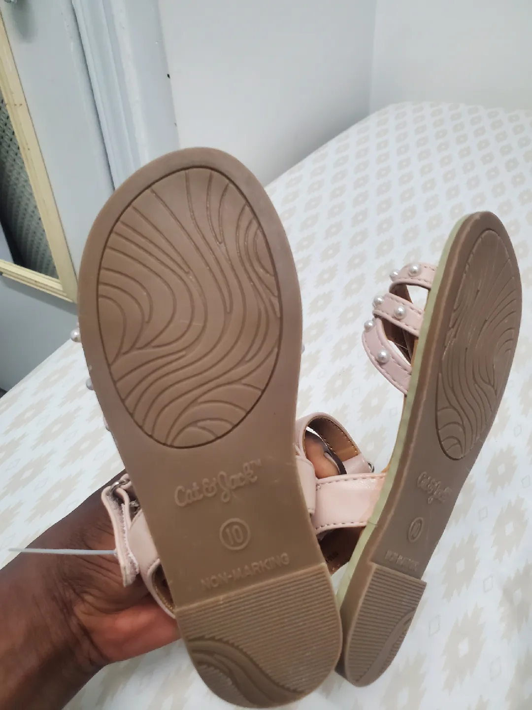 Cat & Jack Girls' Sandals - Size 10 image indicator(2)