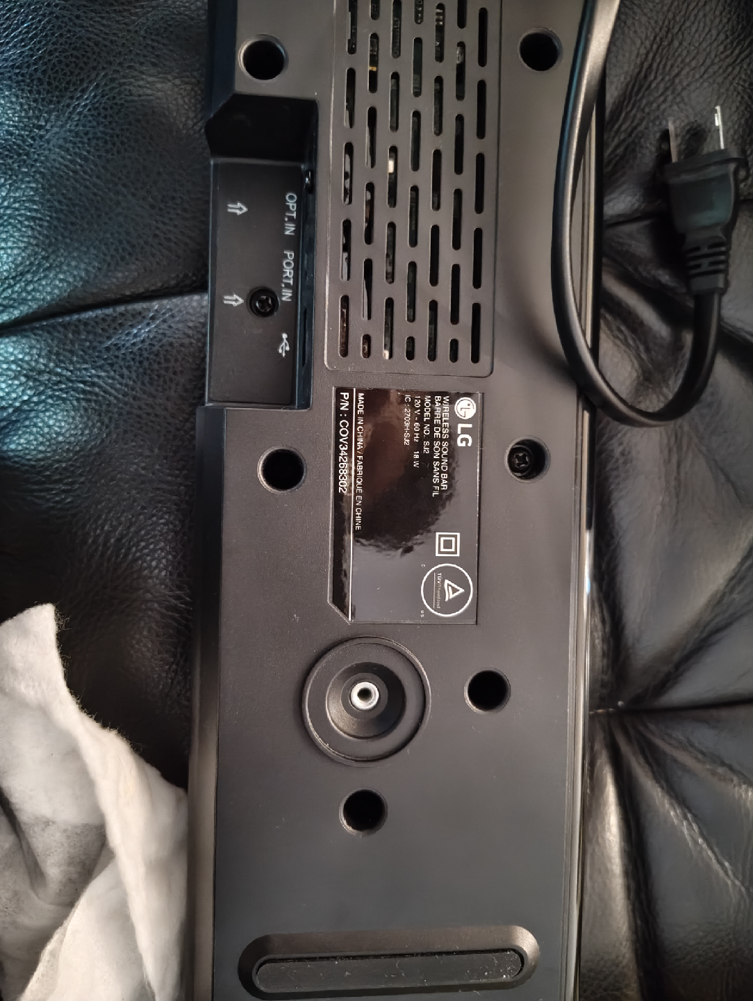 LG Sound Bar with Subwoofer - photo 2