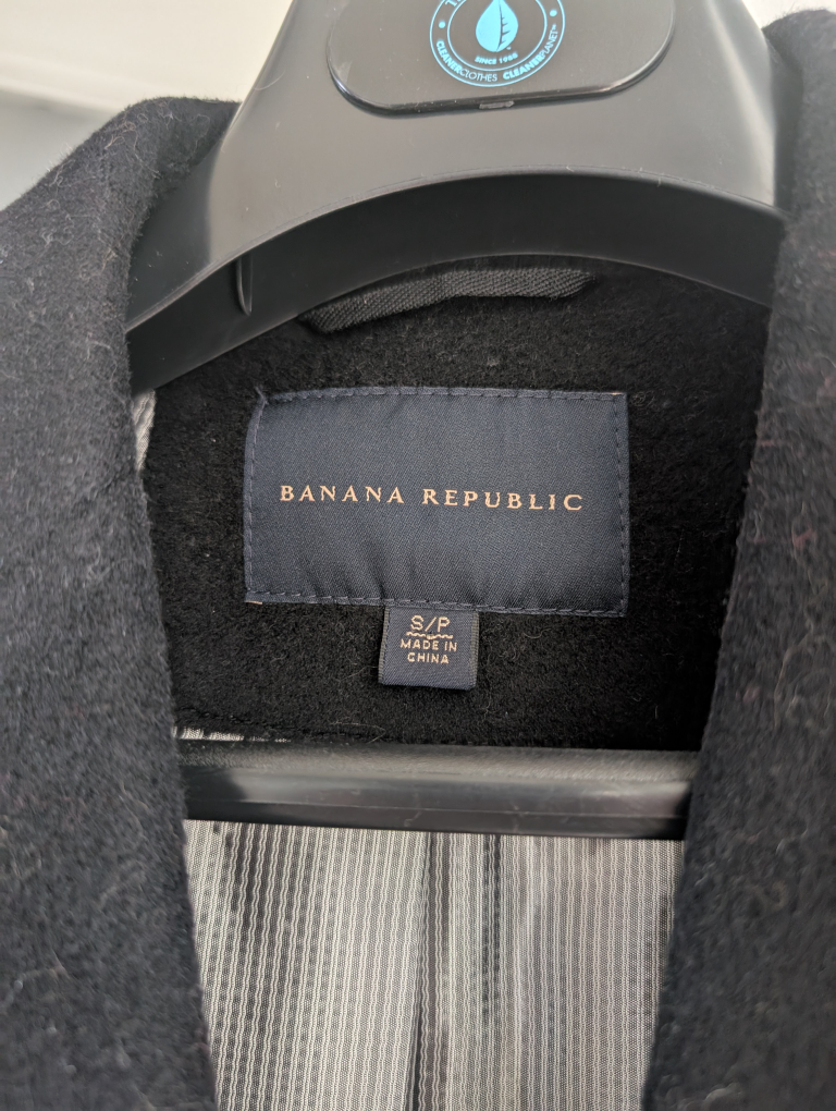 Banana Republic Black Coat - Size S - photo 3