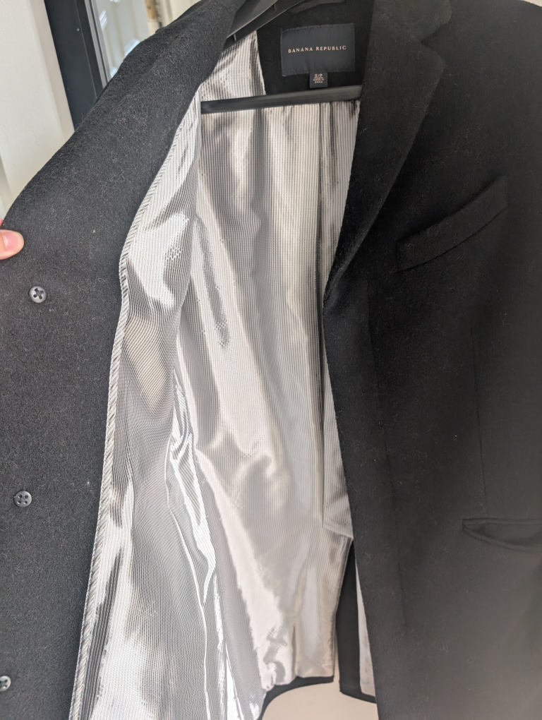 Banana Republic Black Coat - Size S - photo 4