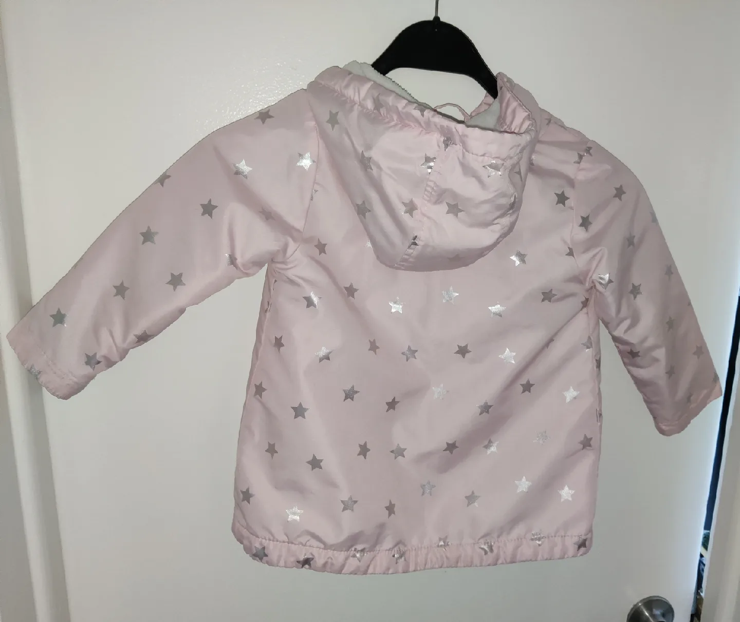 Carter's 3T Toddler Girl's Pink Star Jacket image indicator(2)