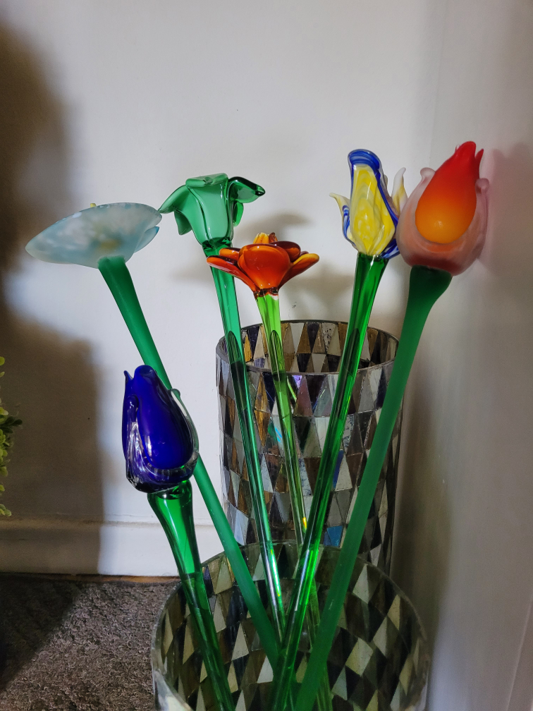 Mosaic Glass Vases - Set of 2⭐ - photo 3