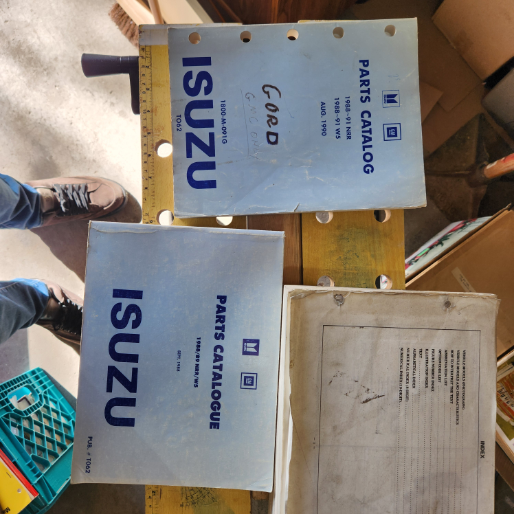 Isuzu Parts Catalog Collection