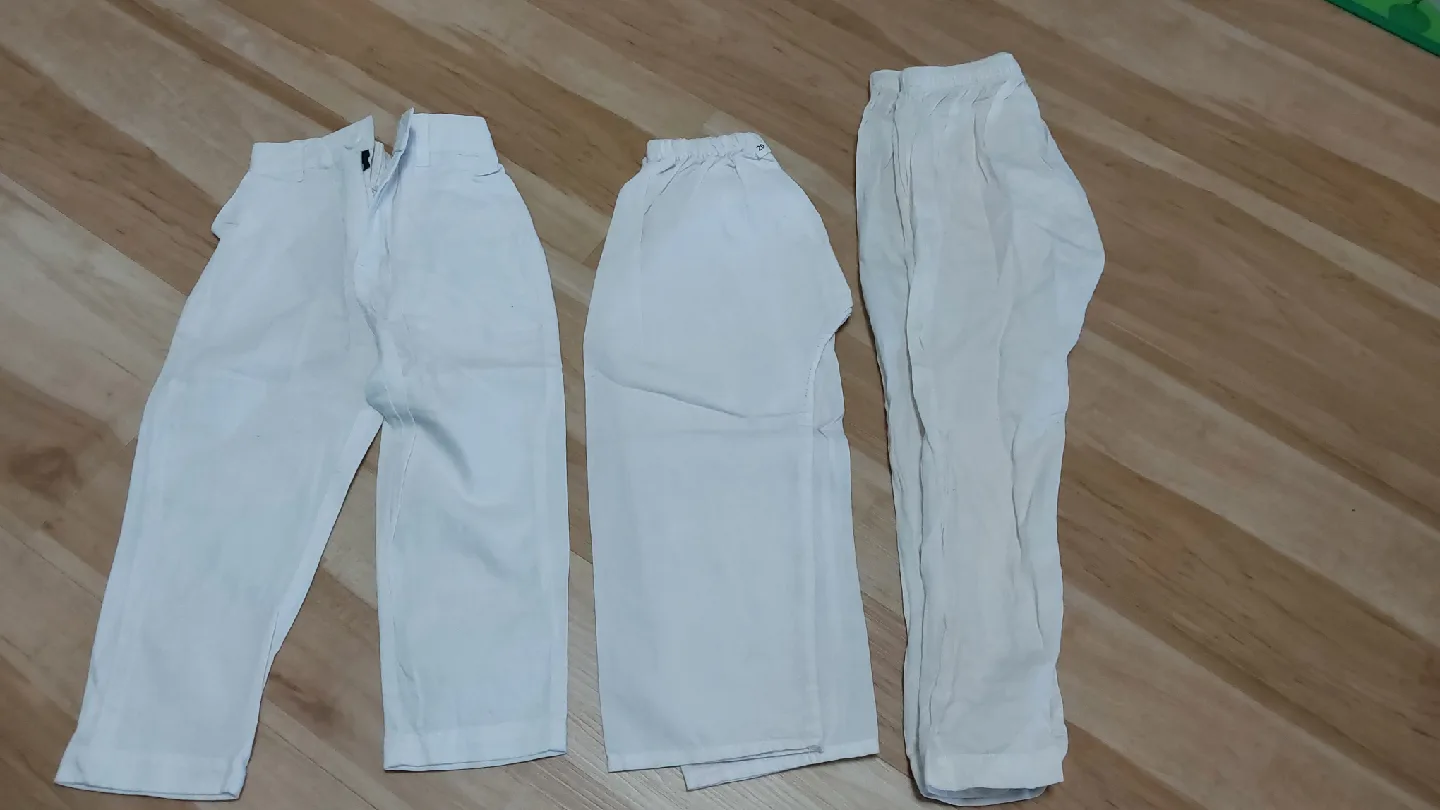 3 White Pants like new 3yrs r 4 yrs thumbnail