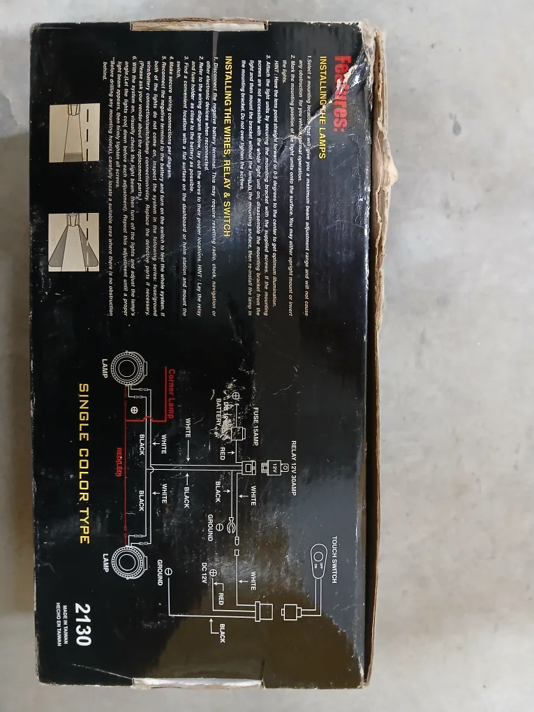 SATUGA LED GLO 7 Color Angel Eyes Fog Lamp image indicator(5)