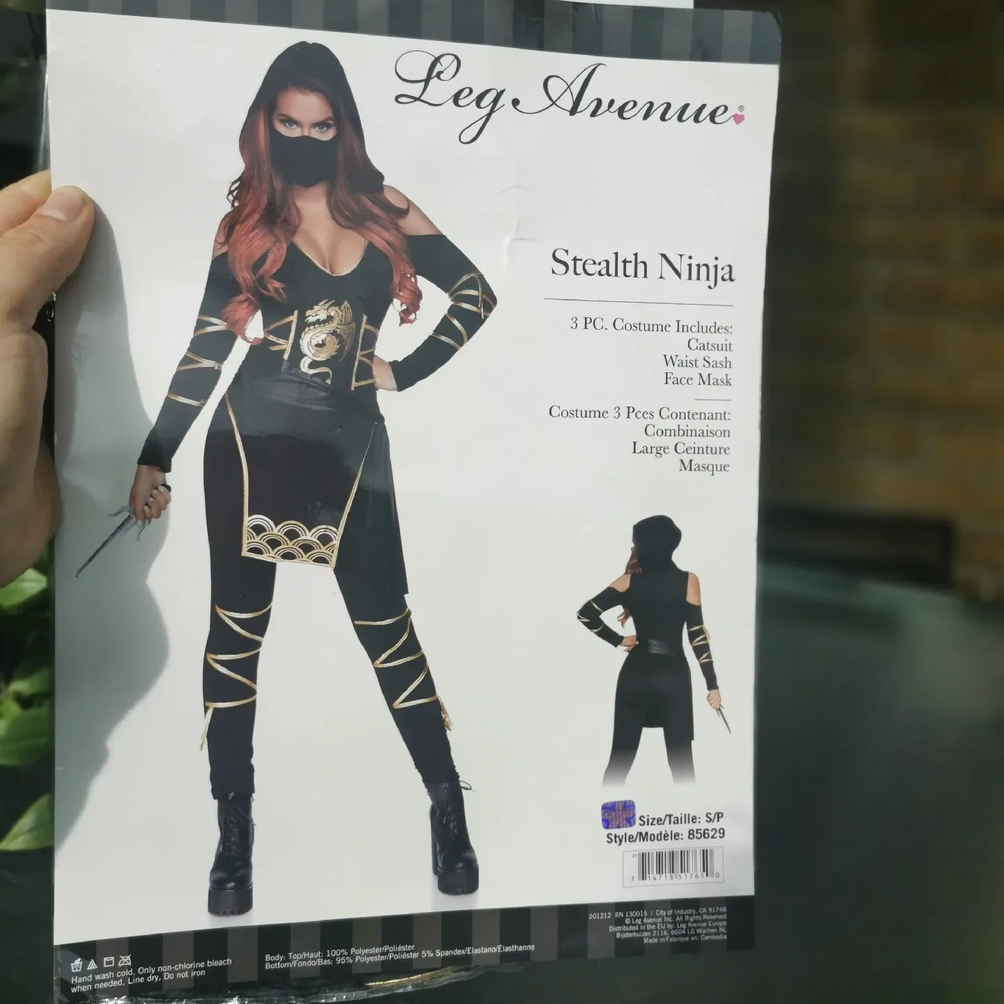 Leg Avenue Stealth Ninja Costume - Size S/P image indicator(2)