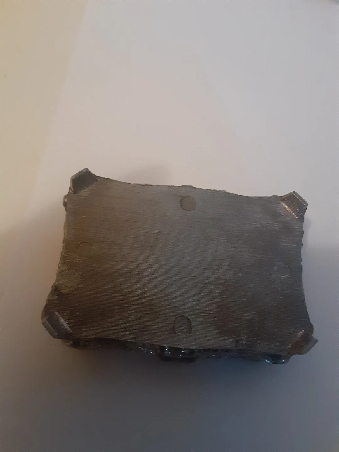 Vintage Antique Ornate silver Trinket Box image indicator(4)