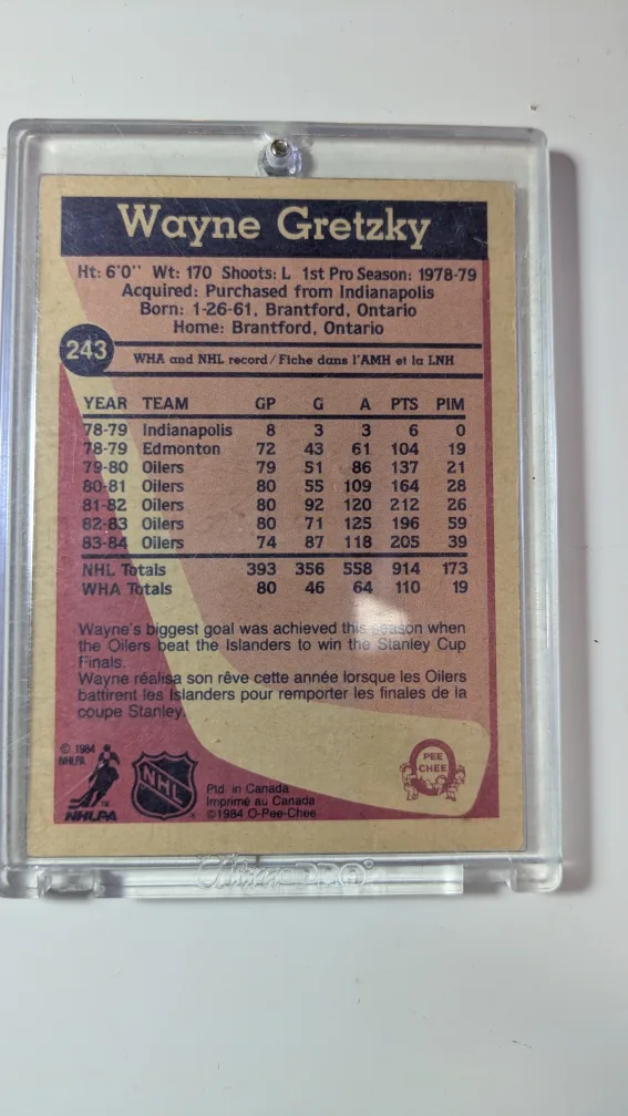 Wayne Gretzky Hockey Cards - Various Years & Teams image indicator(6)