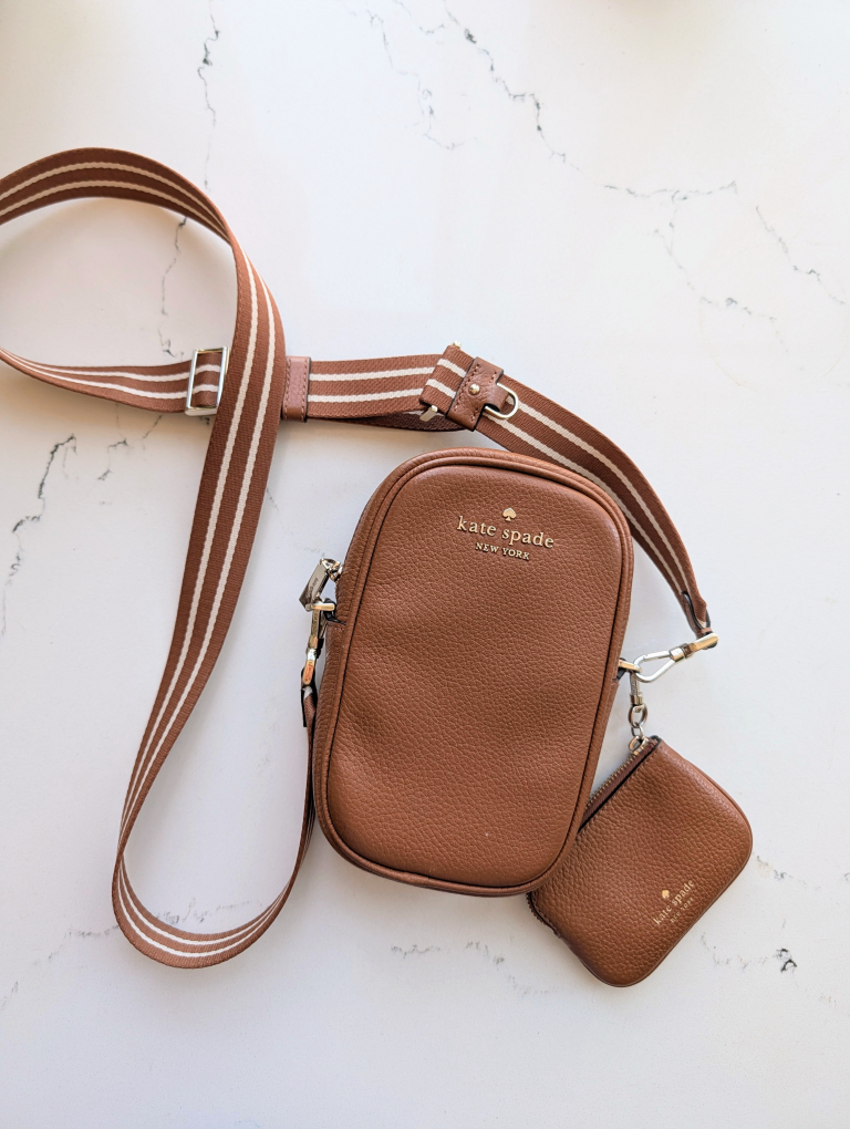 Kate Spade Brown Rosie North South Crossbody Phone Wallet Bag - photo 2