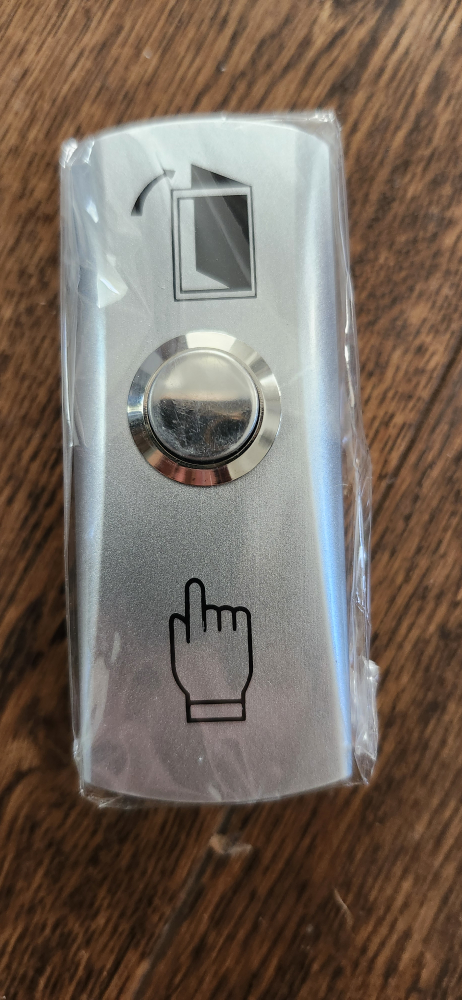 Silver Door release button
