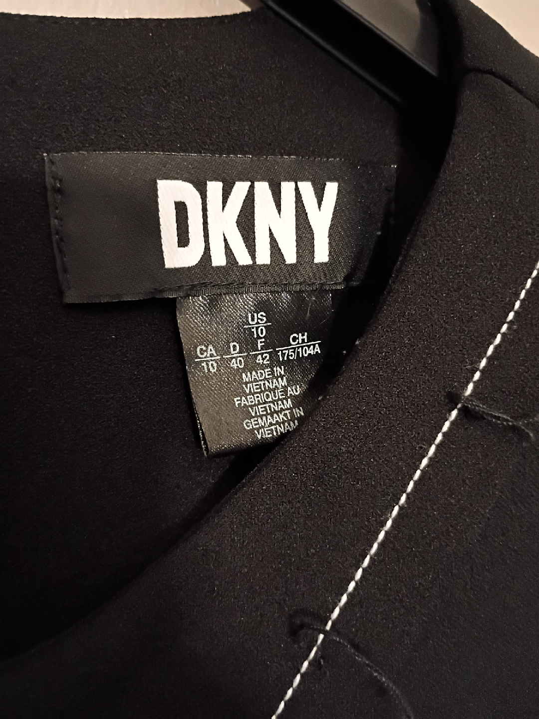 DKNY Black Dress Size 10 - photo 3