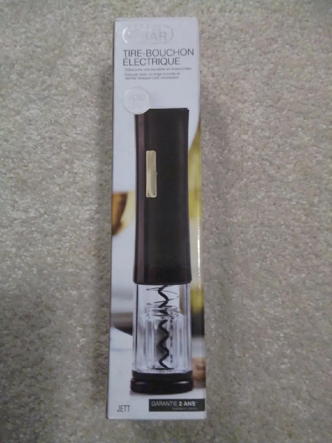 Jett Electric Corkscrew Wine Opener - Like New! image indicator(4)