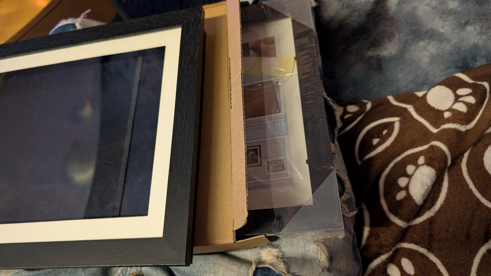 New Black Picture Box-Frame with Mounting Hardware - photo 5