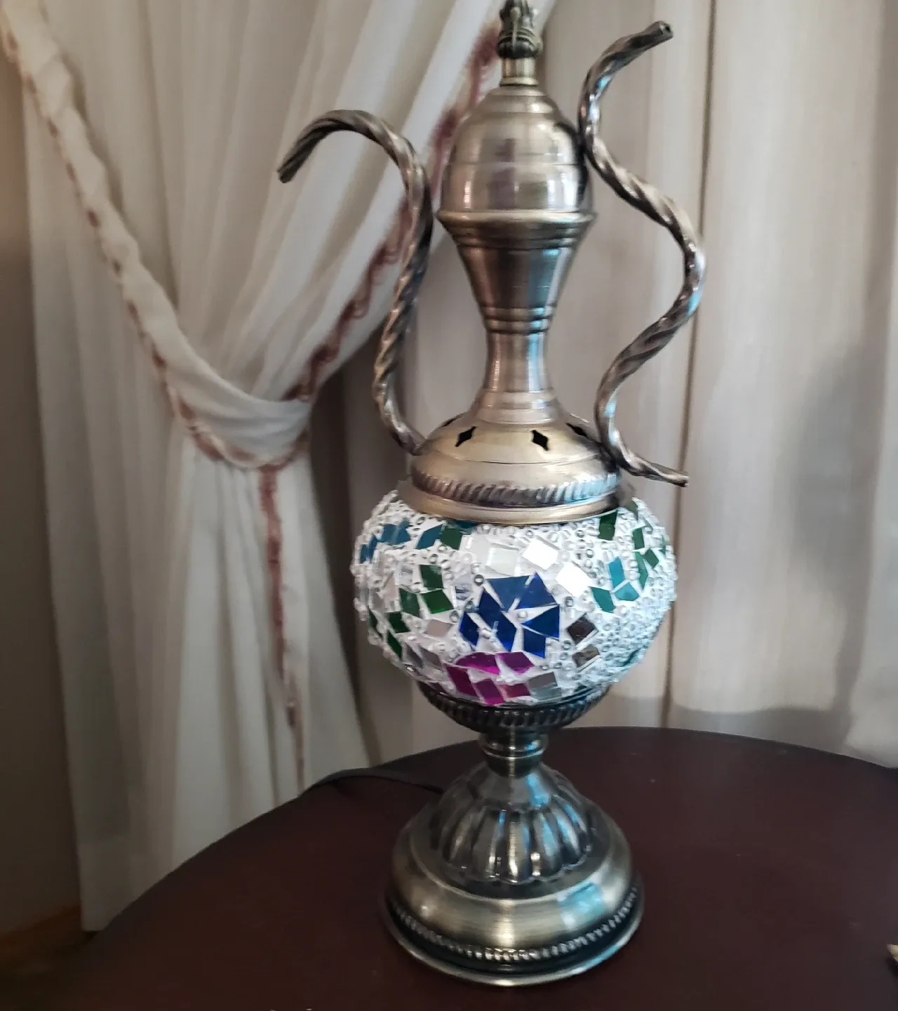 Mosaic Turkish Lamp image indicator(2)