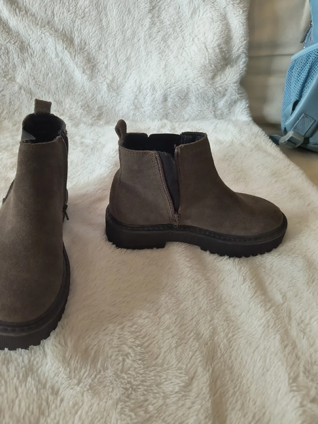 Zara green Ankle Boots Size 31 image indicator(8)