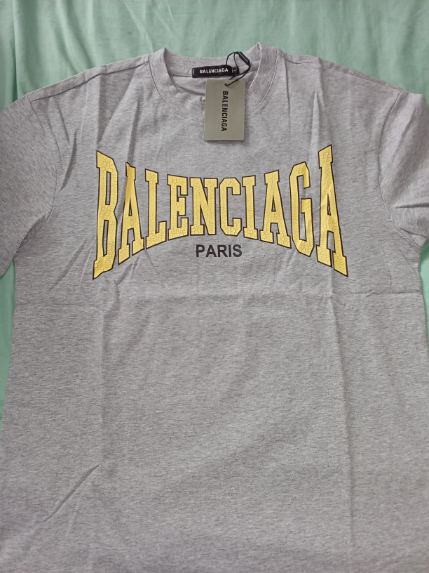 Balenciaga Paris Grey T-Shirt