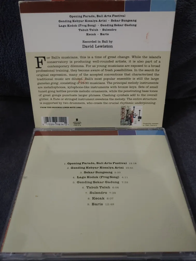 Indonesia Bali Gamelan & Kecak CD image indicator(2)