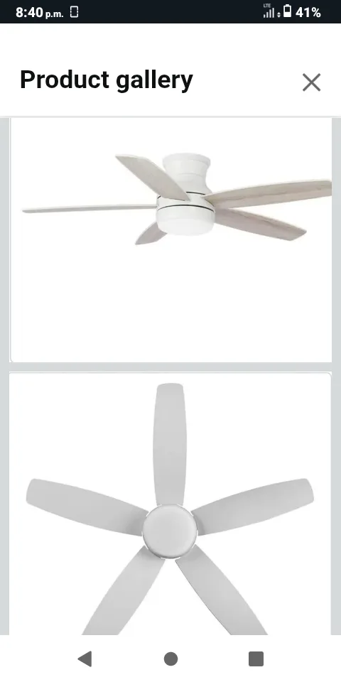 LED Indoor Colour Changing Ceiling Fan- New in box image indicator(3)