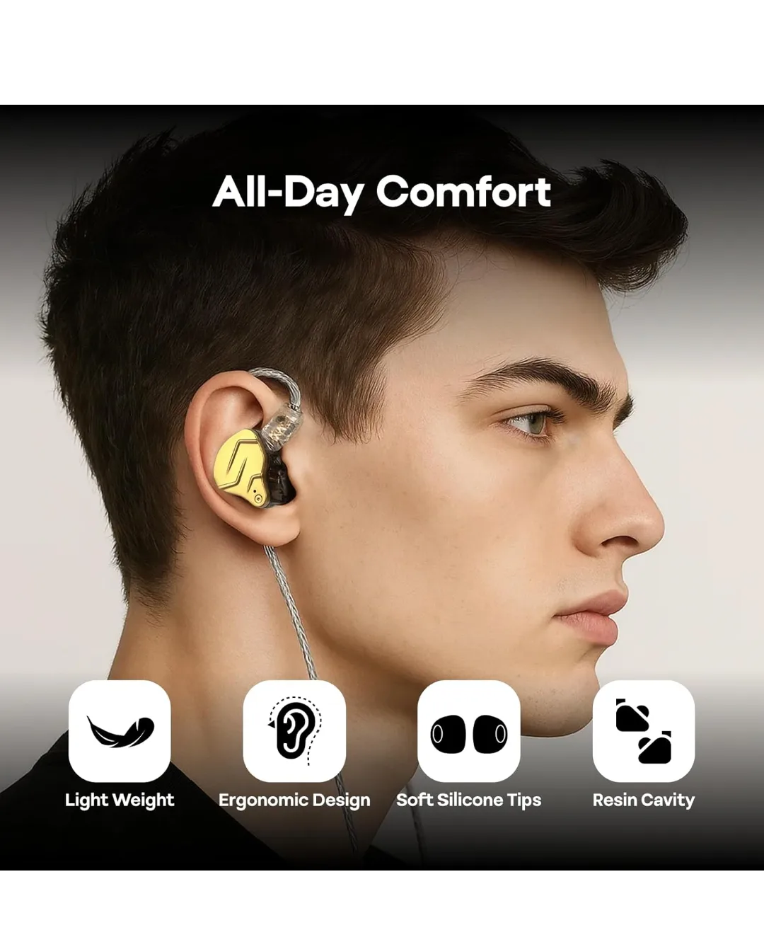 KZ ZSN PRO X Earphones - HiFi Zinc Alloy Elegance image indicator(5)