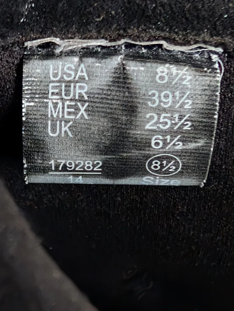 Airwalk Black Ankle Boots - Size 8.5 US 39 EUR 🥕 image indicator(5)