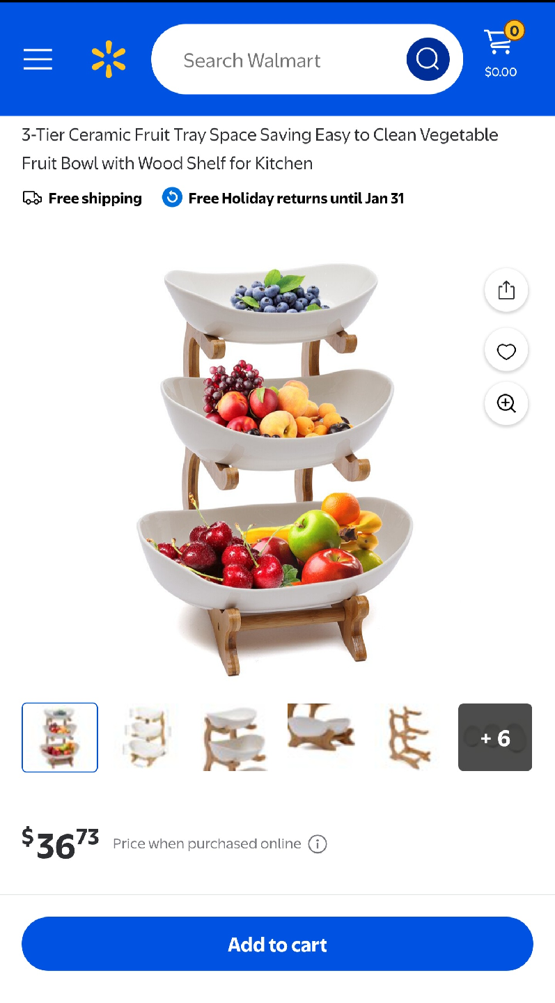 3 tier ceramic  serving dishes - photo 4
