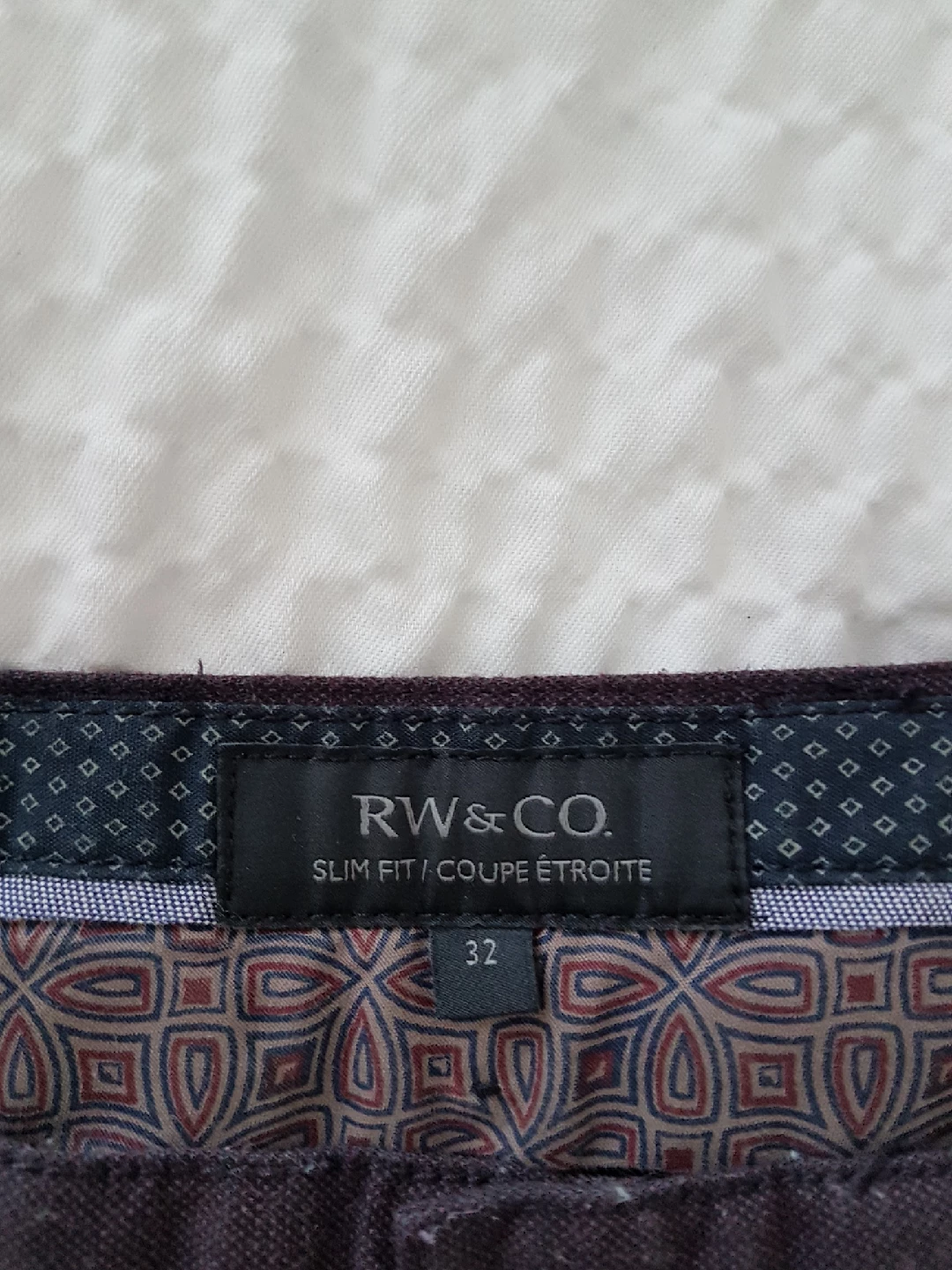 RW&CO. Slim Fit Pants - Size 32 - photo 2