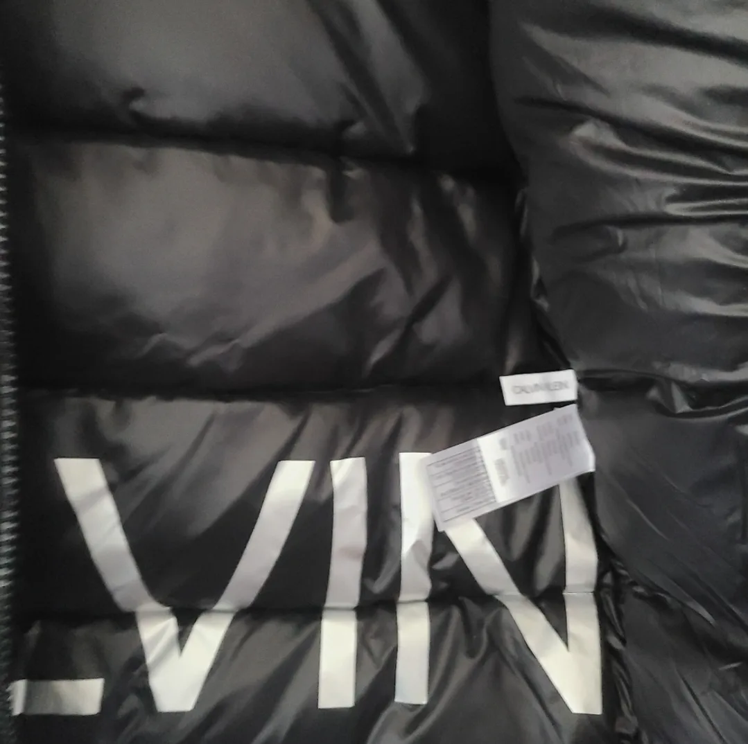 Calvin Klein Black Puffer Jacket Mens Medium image indicator(4)